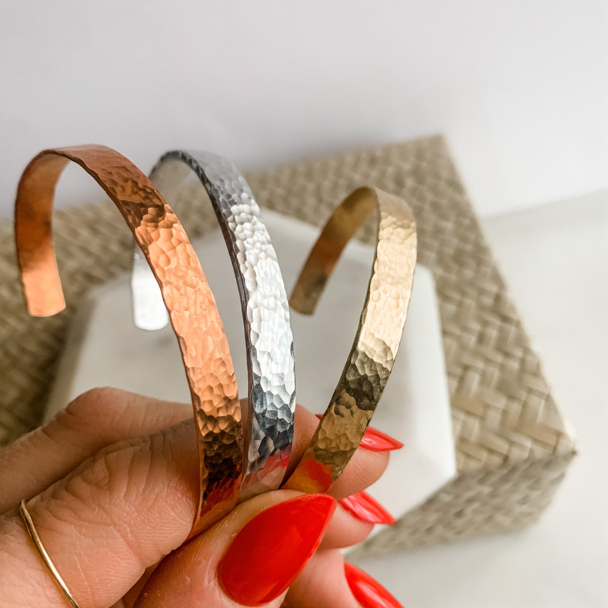 Hammered Cuff | Red Giraffe Designs